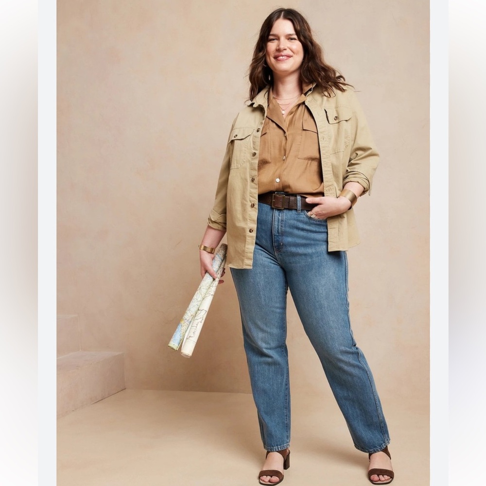 Banana Republic Curvy Straight Straight Jeans